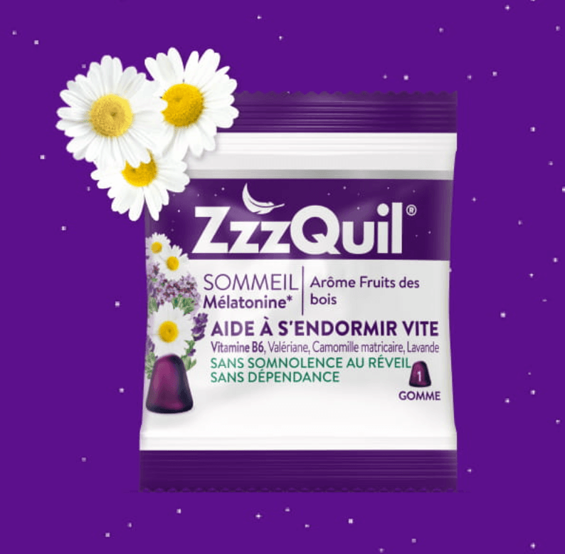 Gomme ZzzQuil SOMMEIL